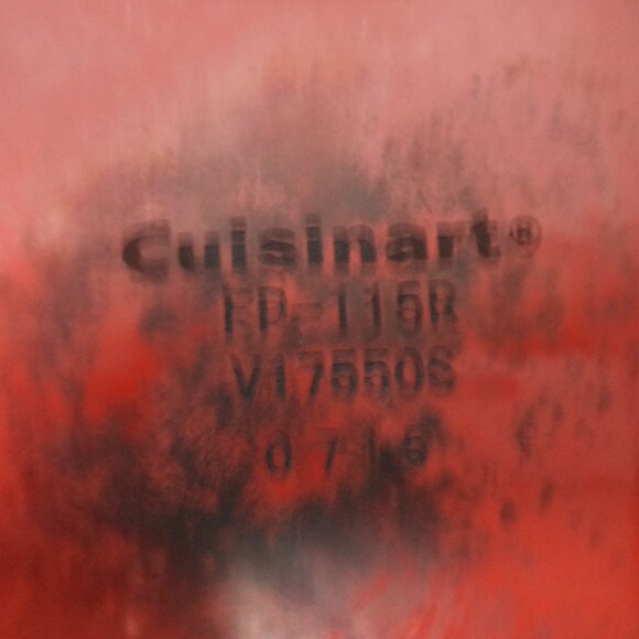 Cuisinart Vintage Enameled Cast Iron Fondue Pot Lid FP-115R Red 1.5 quart - Picture 14 of 14
